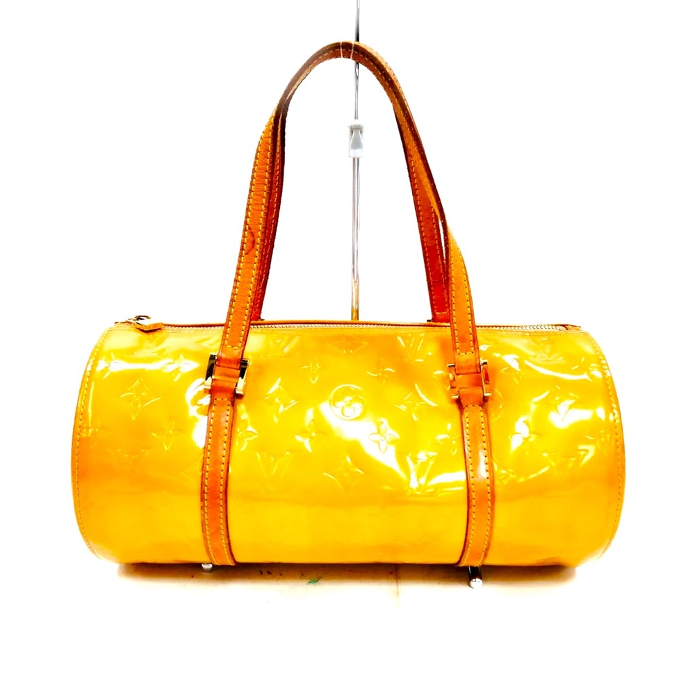 LOUIS VUITTON LV Hand Bag Bedford Vernis Yellow